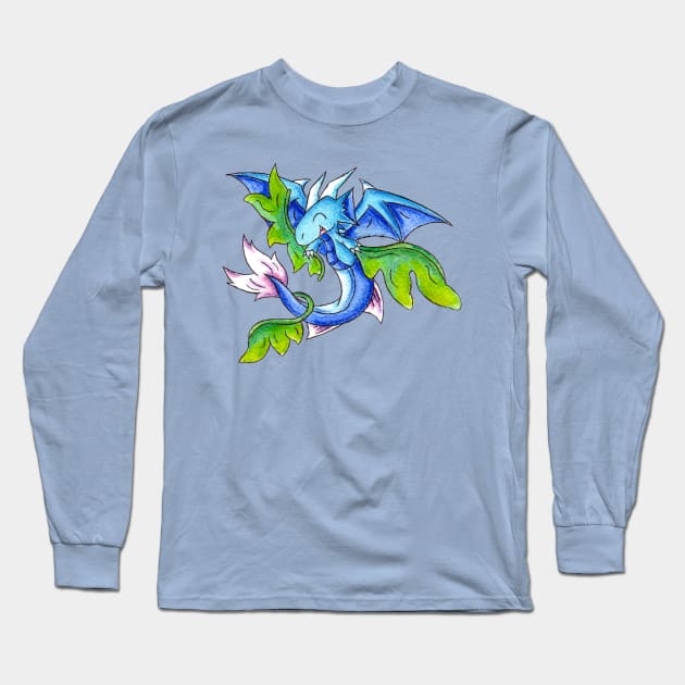 Leafy Sea Dragon Long Sleeve T-Shirt by KristenOKeefeArt